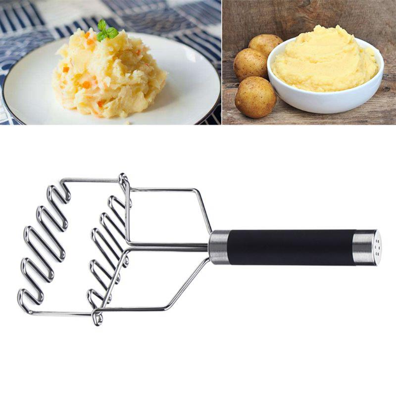 Broyeur de pommes de terre polyvalent en acier inoxydable, ustensile de cuisine pour la cuisson des fruits et légumes