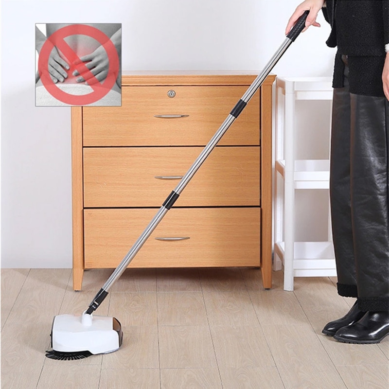 Multifunctional Sweeping Machine Push Type Hand Push Magic Broom Dustpan Handle Household Cleaning Package Hand Push Sweeper mop