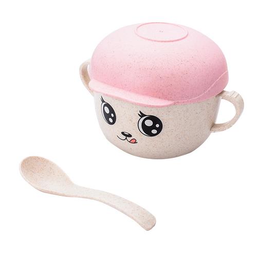 5pcs/set Baby Dish Training Tableware Children Cute Cartoon Feeding Food Dishes Kids Dinnerware with Bowl Cup Spoon Fork Plate: G