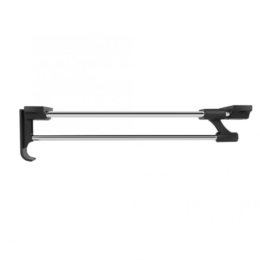 30cm 40cm Wardrobe Chrome Pull Out Retractable Wardrobe Clothes Hanger Rail Towel Coat Racks Closet Rod