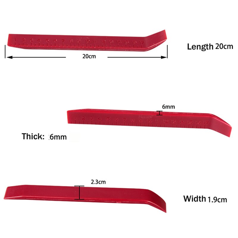 PROSTORMER 4 PCS Crawbar Set For Car Audio Repairment Multi-function Opening Tools Disassemble Crowbar