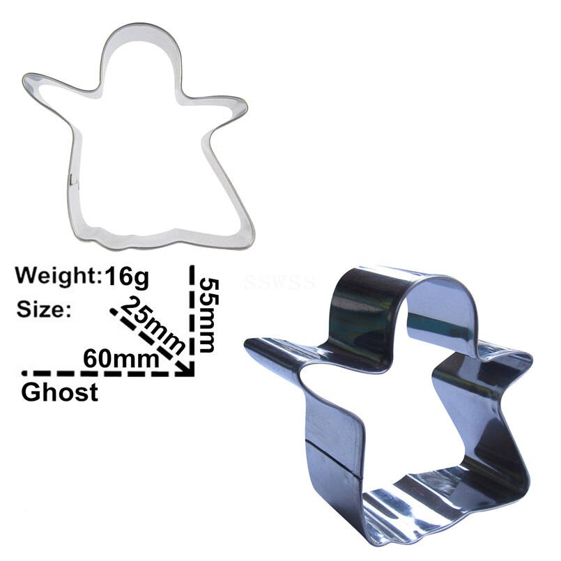 28 Stile Halloween Formine per biscotti Stampi Biscotti in acciaio inossidabile Stampo per biscotti Fai da te Fondente Pasticceria Decorazione Cottura Utensili da cucina