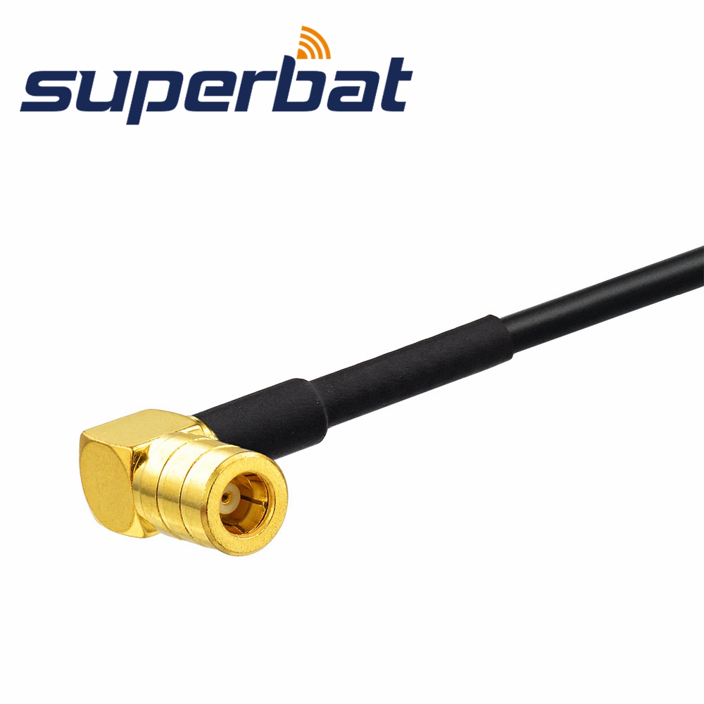 Superbat Lot De 2 Câbles D'extension De Type F Mâle Vers Mâle RG179 RG6 De 15 Cm 75 Ohm Pour Câble Audio Vidéo Antenne Internet Modem Satellite