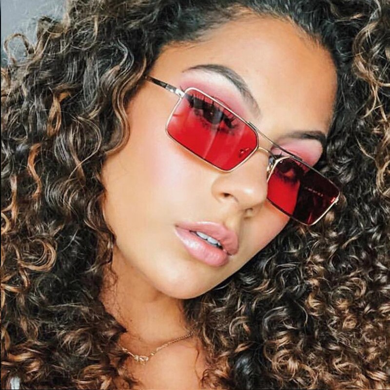 Oec cpo vintage firkantet metal steampunk solbriller damemærke metal punk solbriller kører mænd oculos de sol  o156