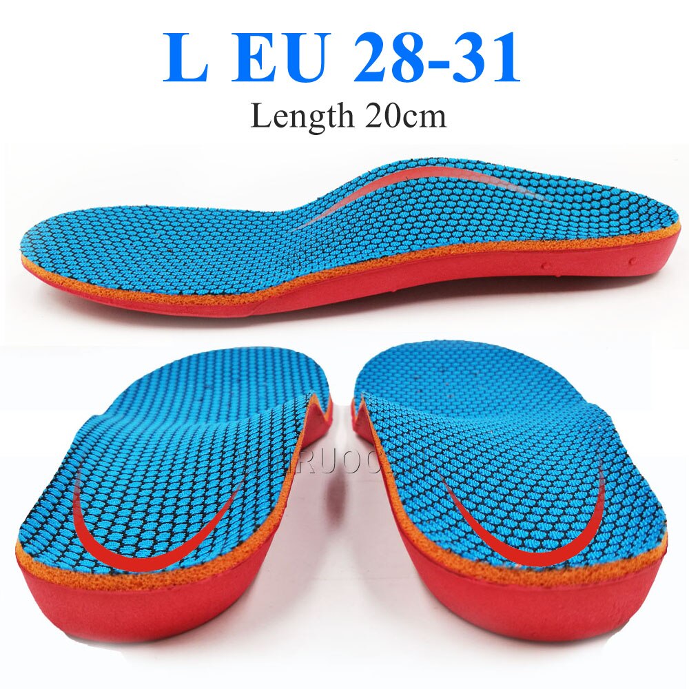 Eva Kids Kinderen Platte Voeten Correctie Arch Ondersteuning Inlegzolen Pads Correctie Gezondheid Voeten Zorg Insert Sportschoenen Pad Care Tool: Goud