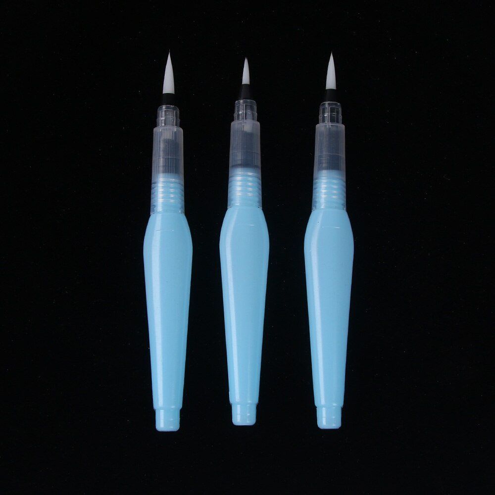 Pincel de tinta recarregável de grande capacidade escova de tinta de água caneta aquarela caligrafia macia escrita pincel desenho arte suprimentos pintura
