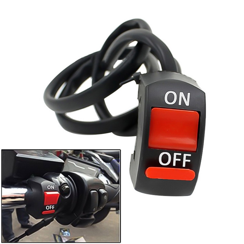 Universal Motorcycle Handlebar Switch On Off Button Kill Switch Headlight Button Handlebar Controller Switch For Motorcycle