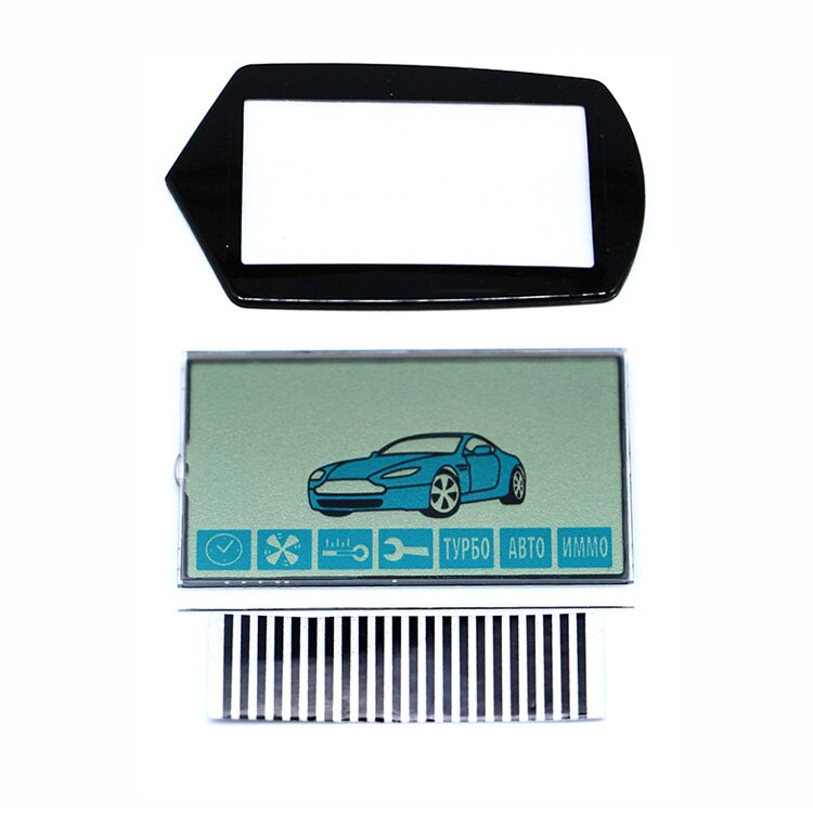 Collectie A91 Lcd-scherm Flexibele Kabel + Lcd Sleutelhanger Glas Voor Starline A91 Afstandsbediening Display Met Zebra Strepen