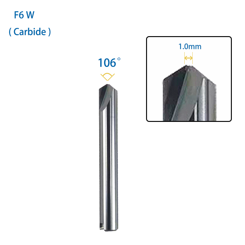 Milling Cutter F1 F20 F59 F6 F39 in Carbide Compatible with SILCA Matrix Key Duplicating Machine Locksmith Tools: Silver