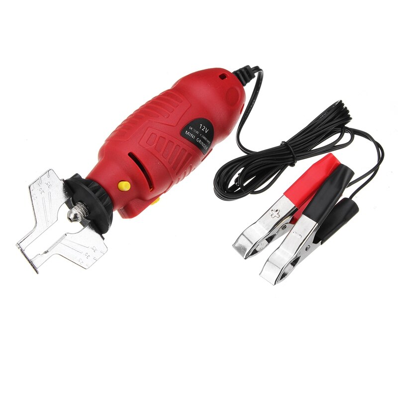 12V Chainsaw Chain Sharpener Electric Mini Handheld Grinder Tool File Set Boring Milling Grind Machine Set Woodworking Diy Tools