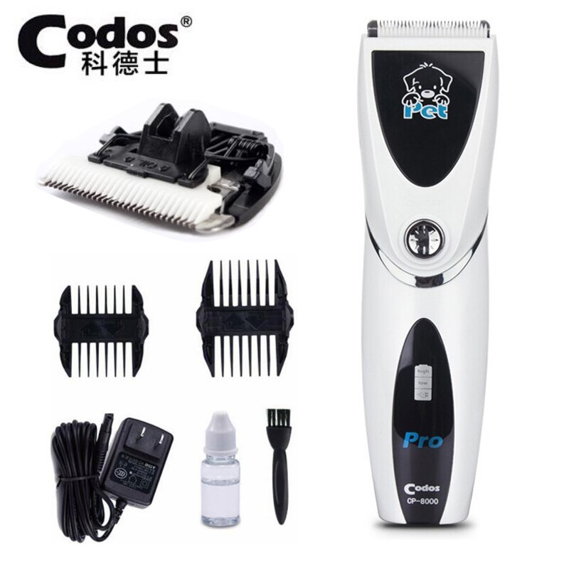 Codos CP-8000 Pet Hair Trimmer Hond Tondeuses Keramische Messen Kapsel Scheerapparaat Machine voor Katten Dieren Tondeuse