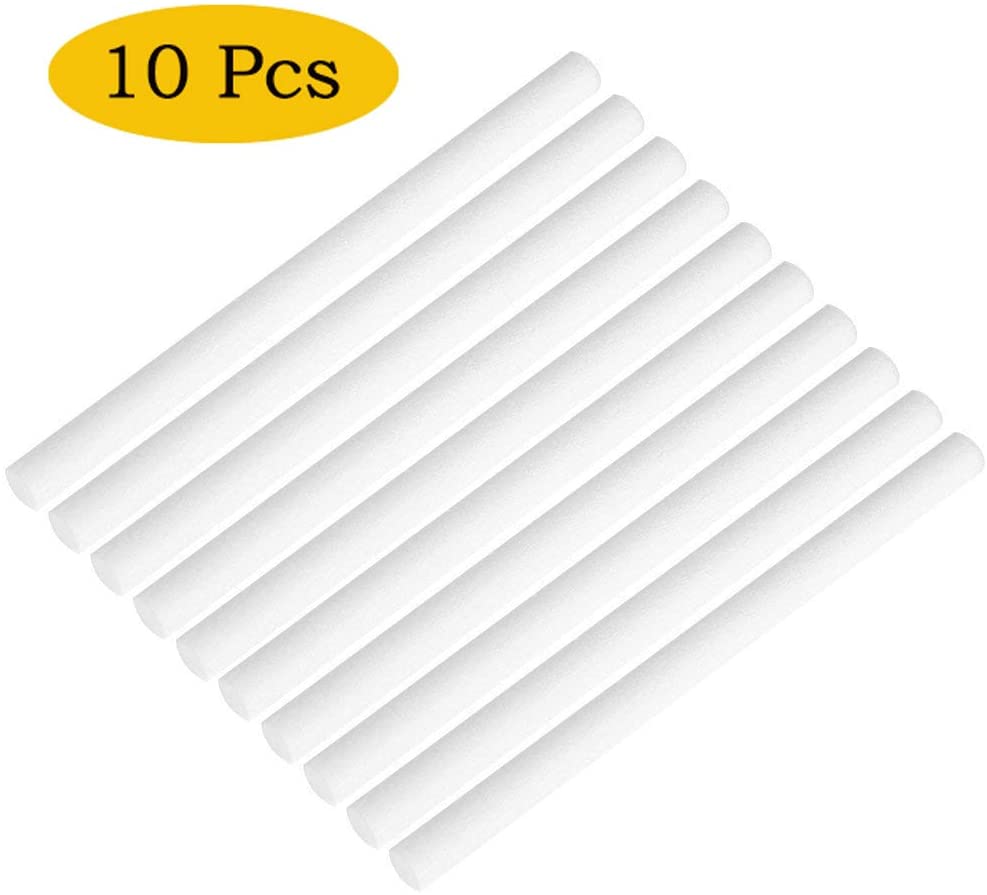 10 Stks/pak 7*142Mm Luchtbevochtiger Filter Vervanging Katoen Spons Stick Voor Usb Luchtbevochtiger Aroma Diffuser Mist Maker Air luchtbevochtiger