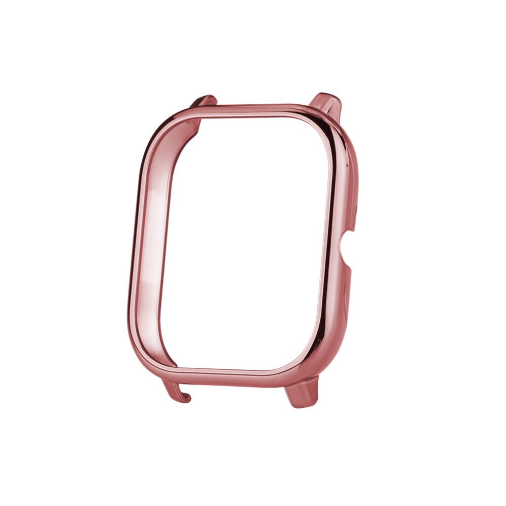 6 Kleuren Horloge Case Frame Beschermhoes Voor Huami Amazfit Gts Anti-Kras Accessoires Electroplated Pc Shell Horloge Case: Rose Pink