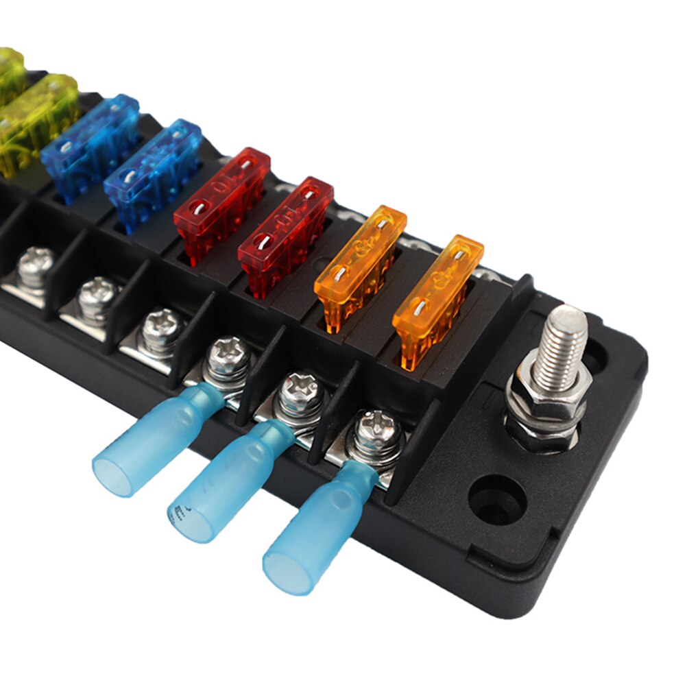 1 Set Fuse Box Auto Fuse Holder Box Fuse Block Box Holder Car Circuit Fuse Box Waterproof Fuse Box For Car Vehicle Marine