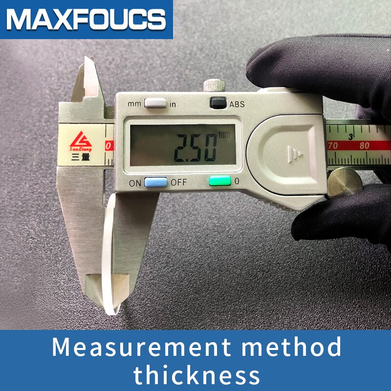 Ur glas safir erstatning flad 2.5mm tyk i diametre 30mm-39.5mm gennemsigtige krystal 1 stk