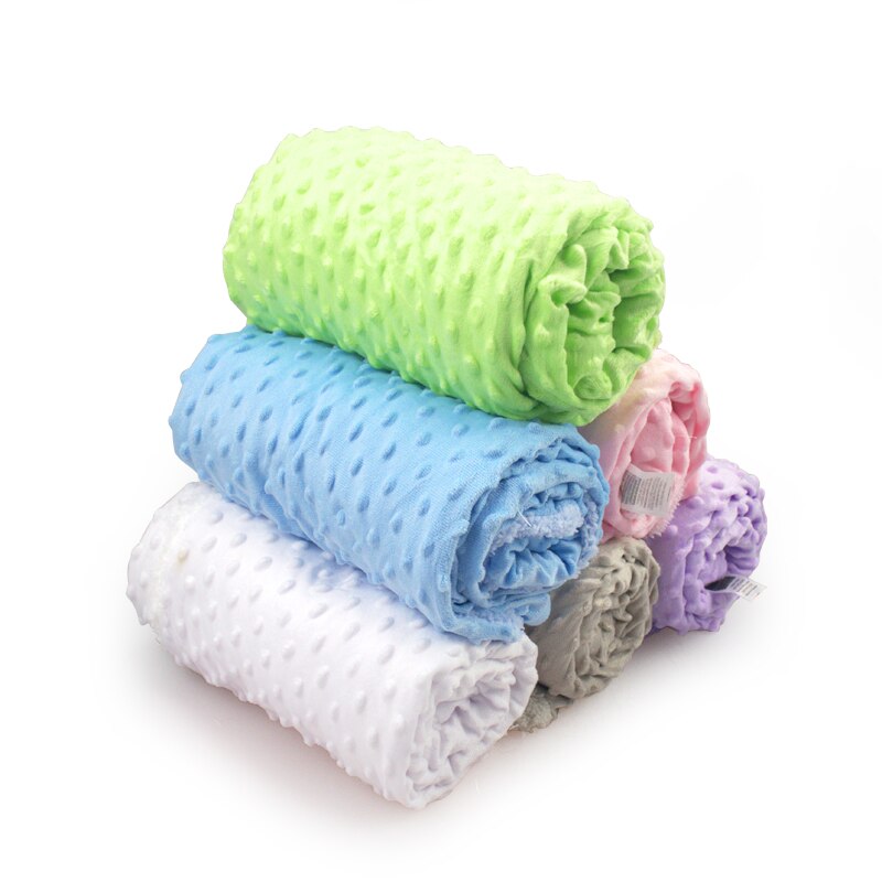 Manta de bebé y arrullo para recién nacido, manta térmica de lana suave, juego de cama sólido de invierno, edredón de algodón, ropa de cama infantil, envoltura para envolver
