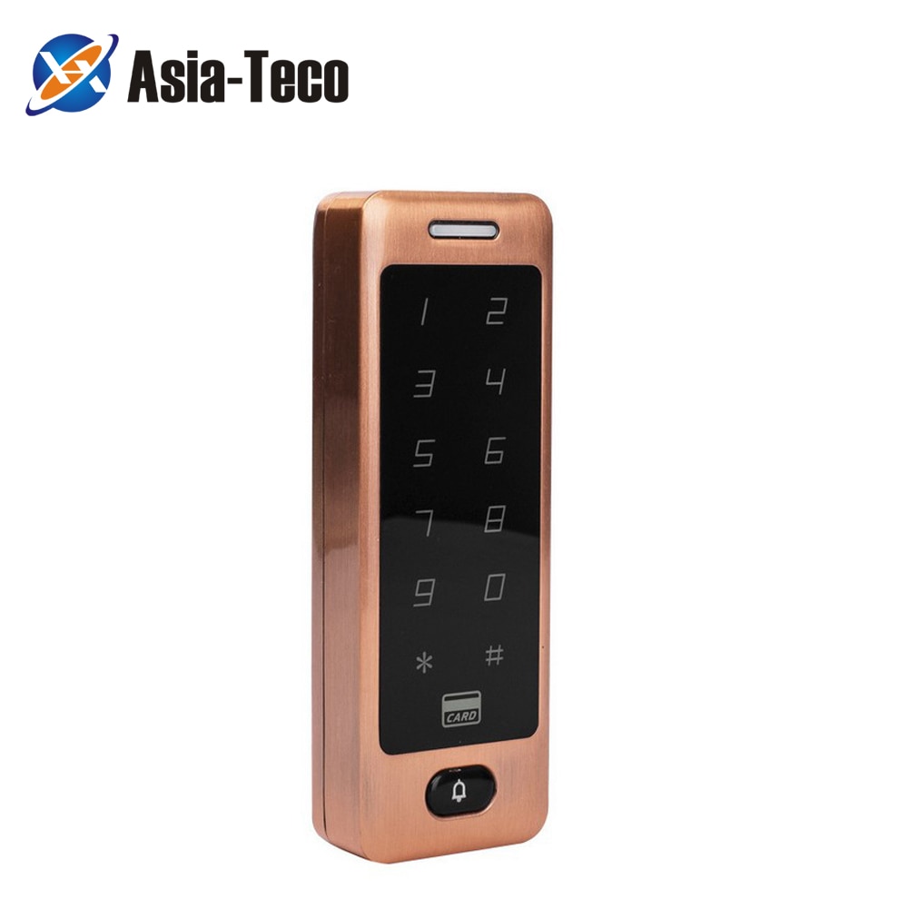 Access Control Electronic Door Lock Electric Touch Metal RFID Gate Opener Smart Keypad Reader 125khz ID Card
