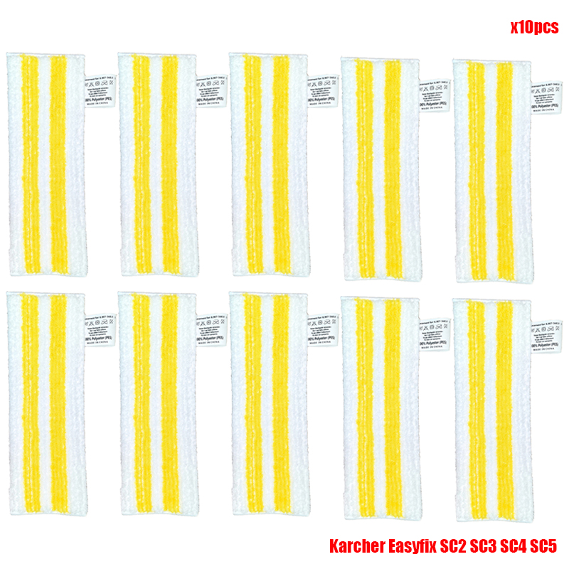 For Karcher Easyfix SC2 SC3 SC4 SC5 Vacuum Cleaner Microfiber Cleaning Pad Cover Steam Mop Brush Head Powerful Nozzle Parts: Orange