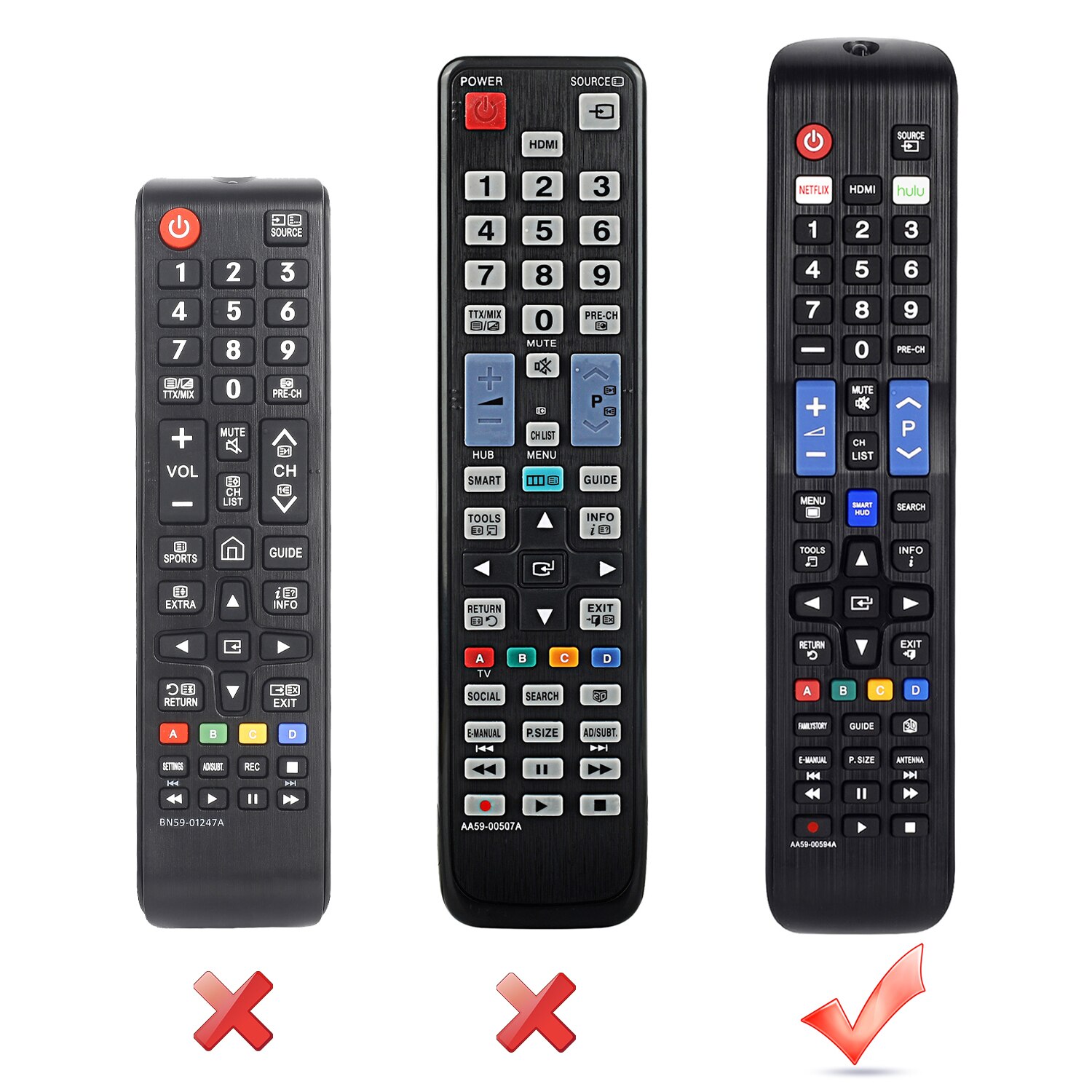 Fundas para mando a distancia de TV Samsung AA59-00594A, funda a prueba de golpes, para AA59-00581A, AA59-00582A, UE43NU7400, UE40F8000, BN59-01178B, BN59-01178W