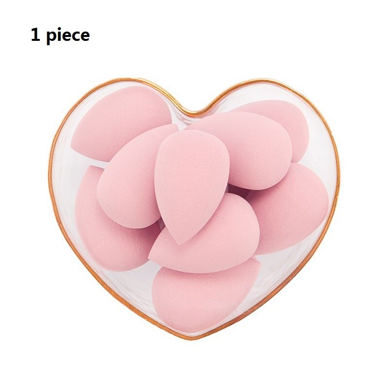 1piece Mini Soft Makeup Foundation Cosmetic Puff Water Gourd Shape Make Up Sponges Smooth Face Makeup Tools: 04