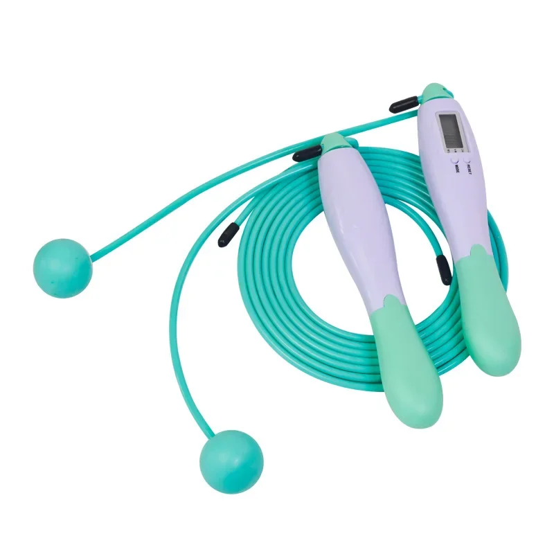 1PC Digital kabellos Kalorien Zähler Springseil Sport Gewichte ÜSpund Fitness Bodybuilding kabellos Digitale Springseile einstellen: Licht Gelb