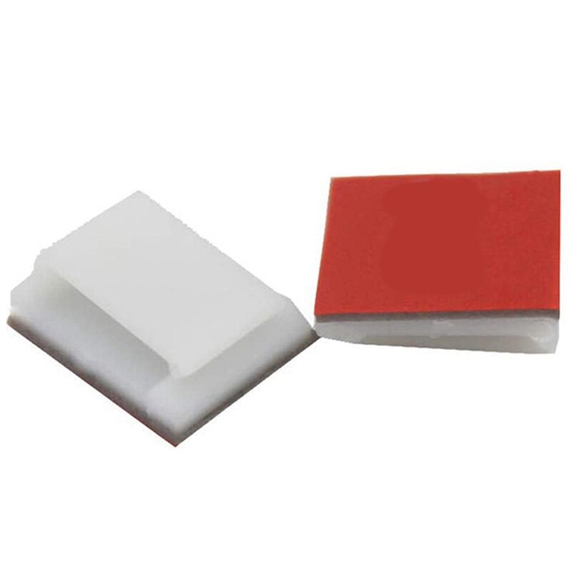 Self-Adhesive LED Strip Light Mounting Brackets And Clips,LED Light Strip Clips,LED Strip Light Holder (200-PACK White)