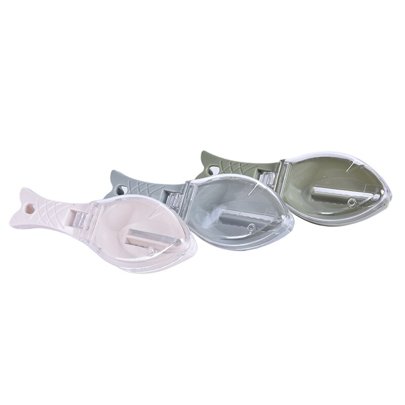 Schubben Schraper Vis Huid Borstel Schrapen Raspen Met Cover Voor Schrapen Schubben Mes Cleaning Peeler Scaler Schraper