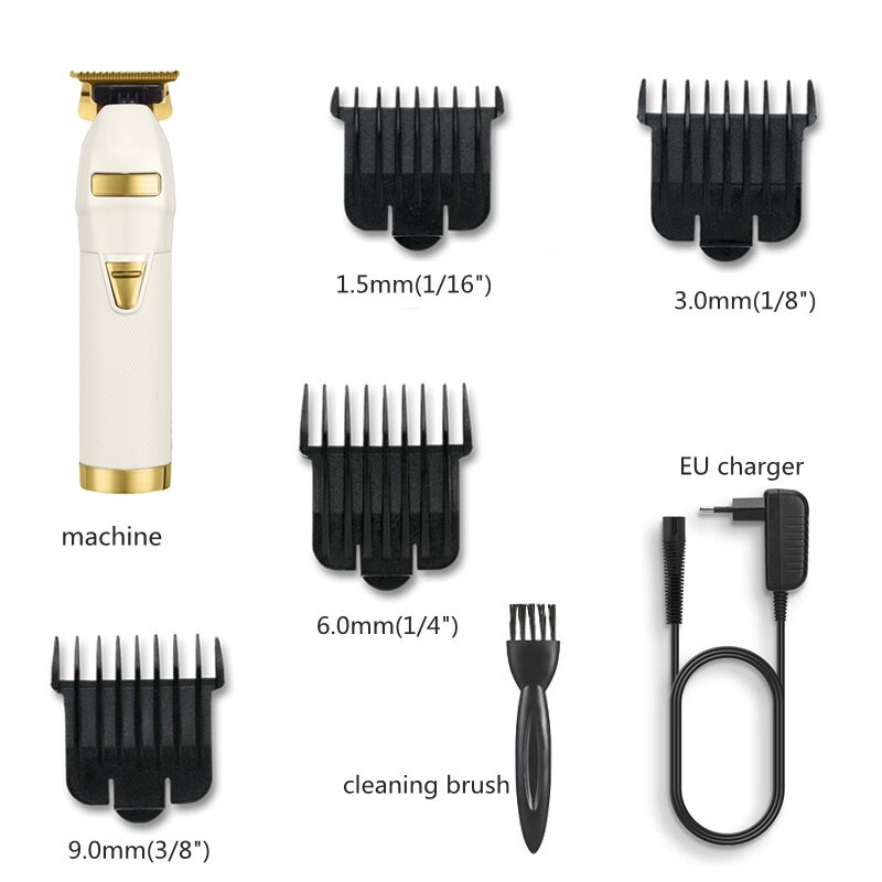 Professionele Draadloze Tondeuse Voor Mannen 110-240V Kapper Hair Trimmer Krachtige Elektrische Hair Cut Machine Outliner blade