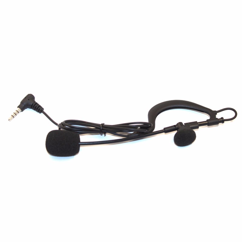 Erotuomari korvanappikuulokeliitäntä 3.5mm kuulokkeet vnetphone  v6c v6 v4c v4 fbim  v2-500 -moottoripyörälle bluetooth -intercom bt -interphone
