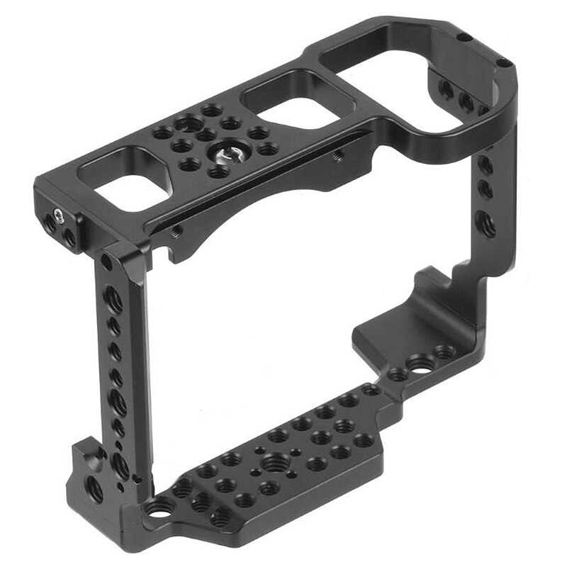Suporte de fotografia câmera dslr coelho gaiola para nikon z7 z6 série liga alumínio gaiola handheld estabilizador