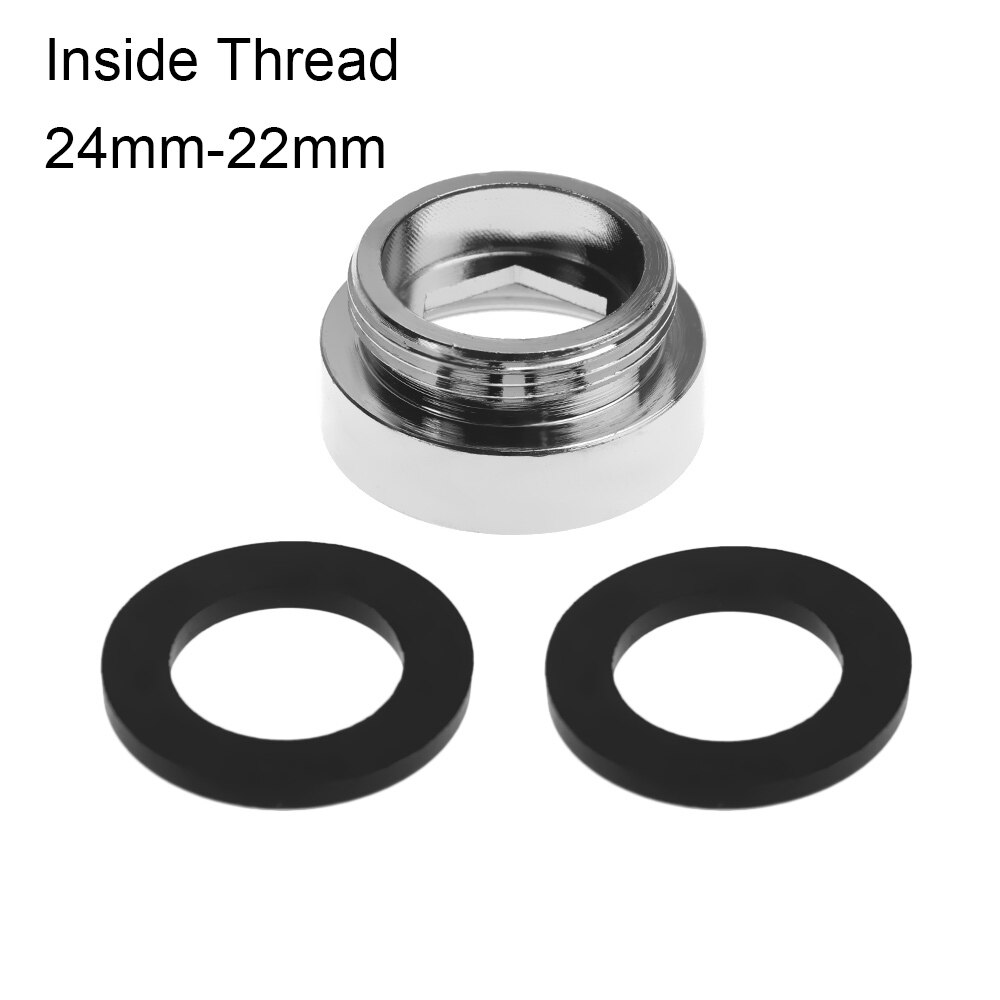 Küche Wasserhahn 16/18/20/22/24/28/mm Bis 22mm mit Unterlegscheibe metall Männlich-weibliche Wasser sparen Adapter Wasserhahn Belüfter Stecker: Innerhalb 24mm-22mm