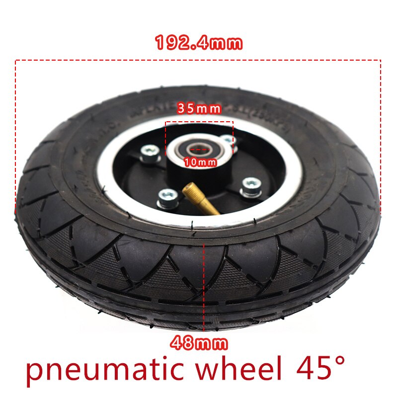 Wysokiej jakości (8 "X 2") 200X50 (8 cali) opona na elektryczny skuter na gaz i skuter elektryczny (w zestawie dętka) koło wózka inwalidzkiego