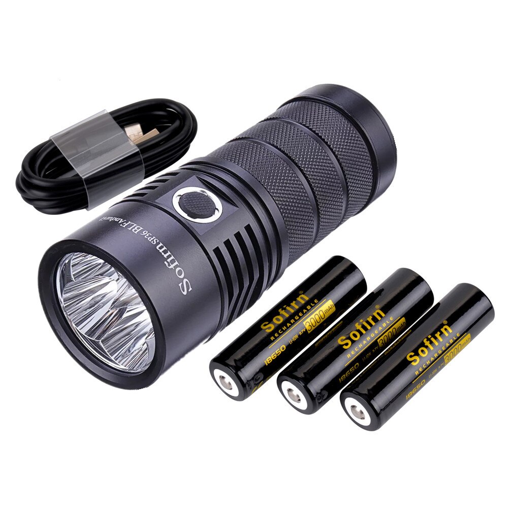 Sofirn SP36 BLF Anduril 4 * Samsung LH351D 5650lm Leistungsstarke LED Taschenlampe USB Aufladbare 18650 Taschenlampe 5000K Hohe 90 CRI