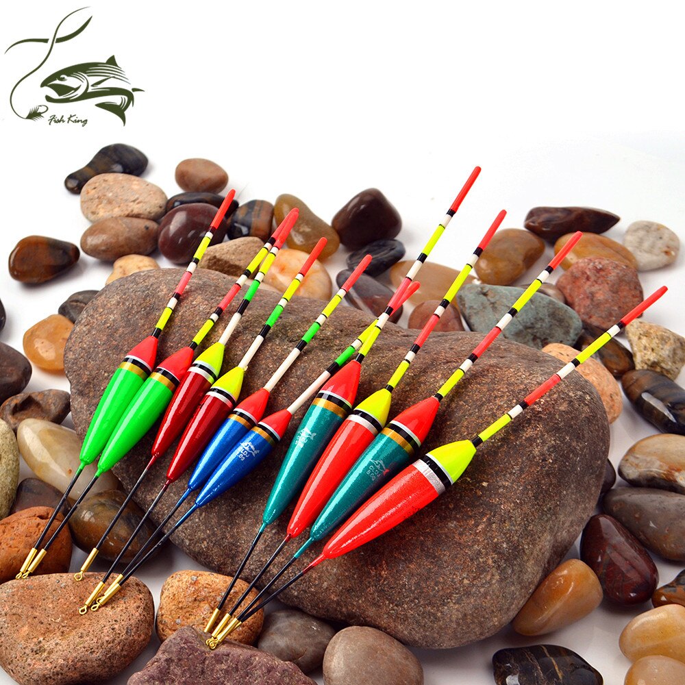 Vis Koning 10 Stks/partij 1G 2G 3G 4G 5G Multi Karpervissen Vlotter Bobber vis Dobbers Flotteur Peche Pesce Bulk Visgerei