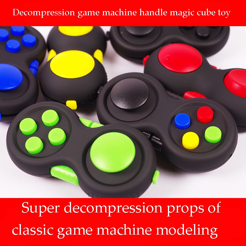 Decompression handle four generation game handle decompression cube handle gadget pad decompression toy