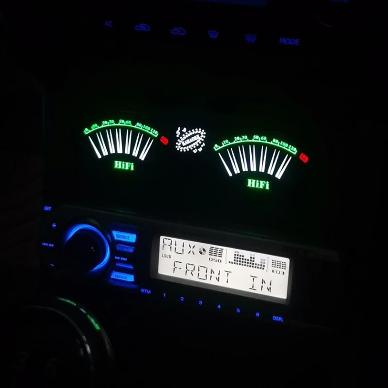 Pantalla LED de puntero musical activado por voz con pantalla de espectro musical de sensibilidad ajustable