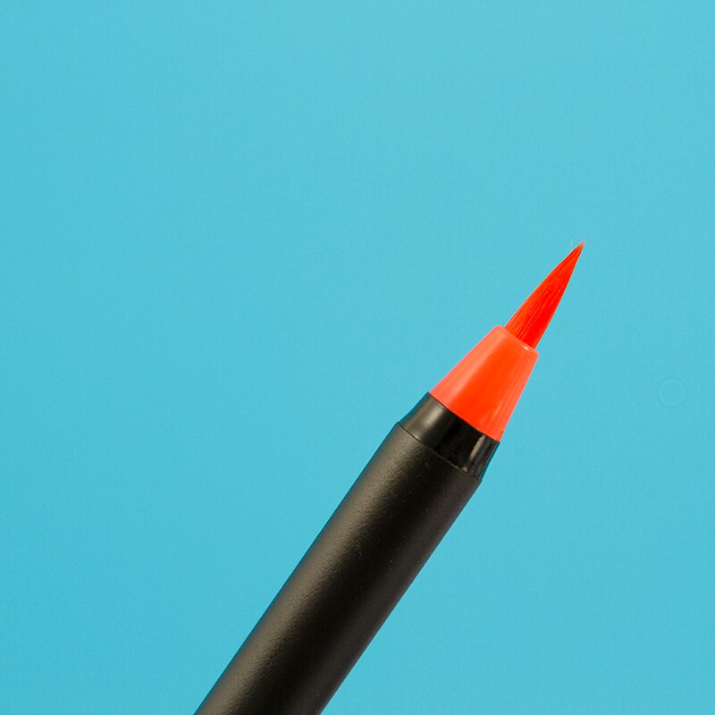 12Stck Aquarell Pinsel Marker Stift Kunst Filz Maler Kalligraphie Schule Kunst Liefert Schriftzug Färbung Pinsel Stifte setzt