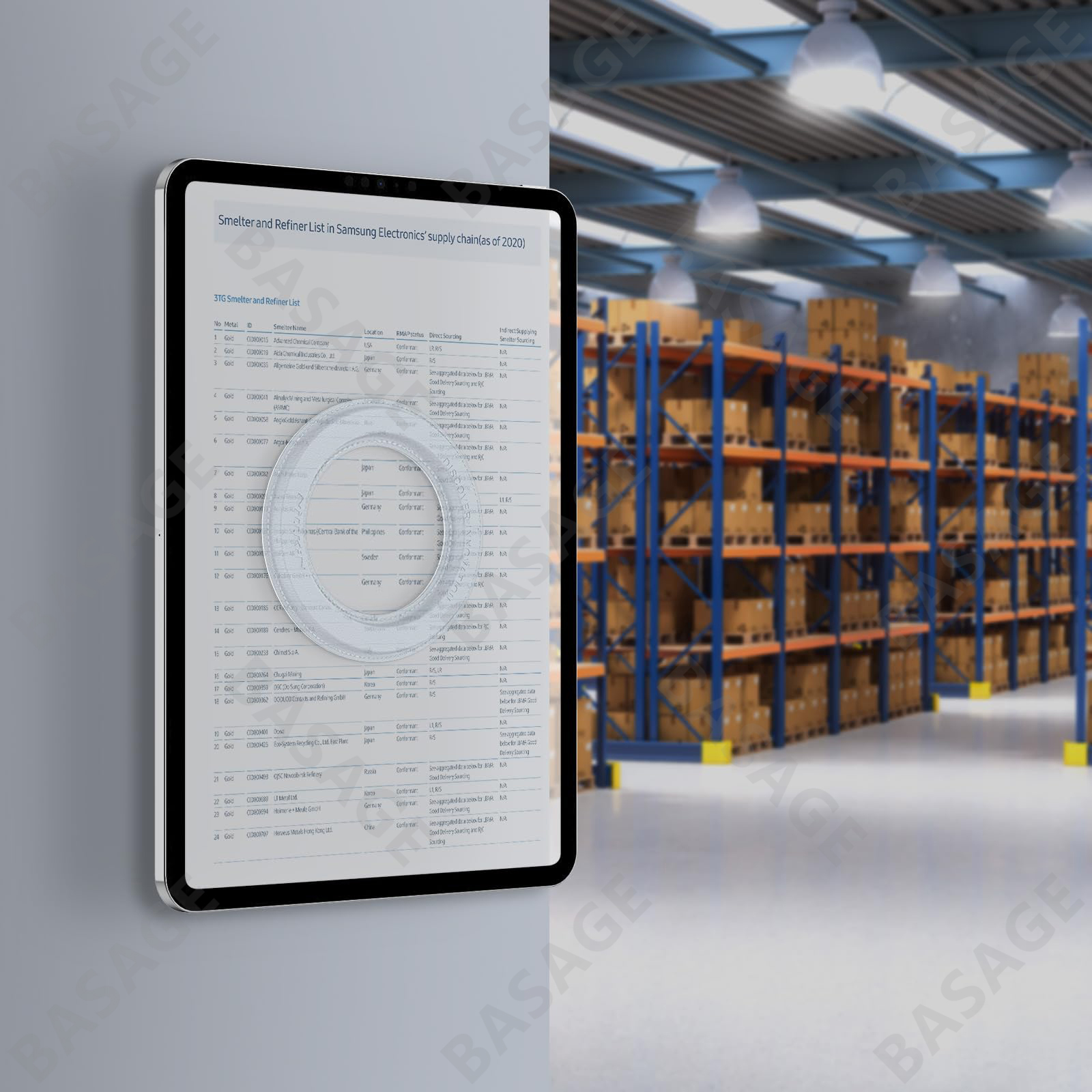 Magnetische Tablet-Wandhalterung, iPad-Halterung, Wiegenmagnet für iPad, SnapHold-Magnetaufkleber für Zuhause, Büro, Kühlschrank