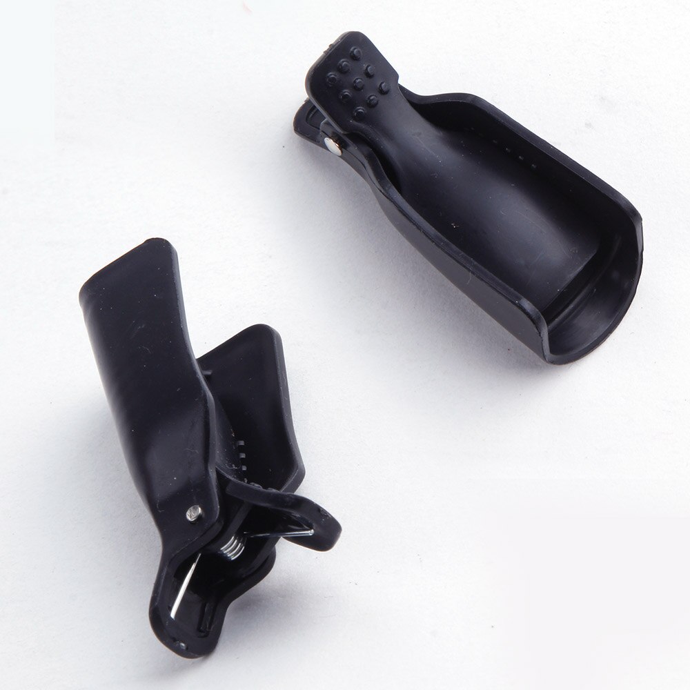 Pinzas para uñas, removedor de esmalte de Gel UV, limpiador de tapas, herramientas para manicura, desengrasante de cápsula de plástico, 10 Uds.