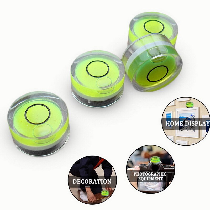 Di alta Qualità 1pz Livella a Bolla Rotonda Accessori per Spirito Bolla di Livello Strumento di Misura