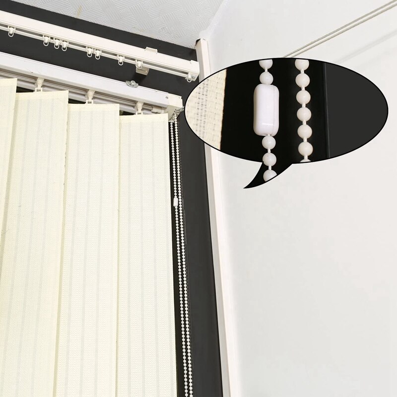 SOLUNA Lamellen verticaal Shantong wit 40x260 cm kopen