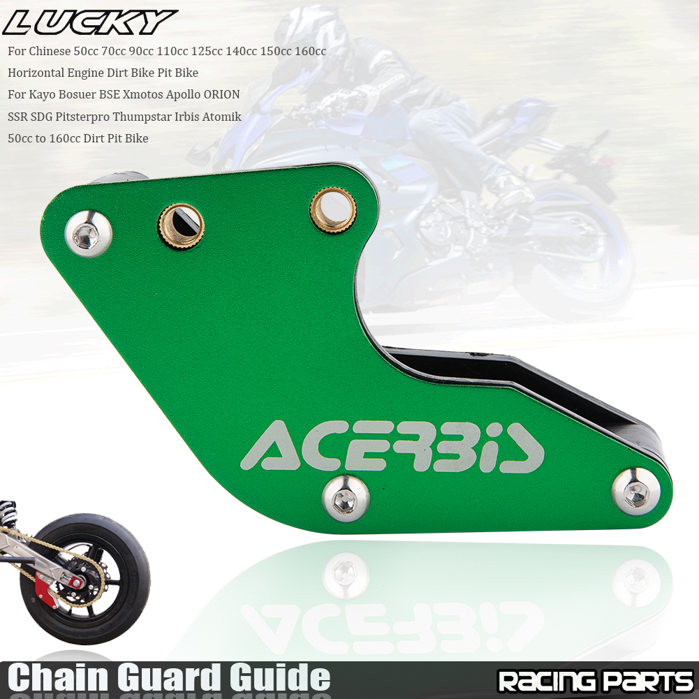 Nueva guía protectora de cadena CNC para motocicleta para IRBIS BSE KAYO SSR TTR XR CRF KLX 50 70 90 110 125 140 150 160cc Dirt Pit Bike Scooter: Lavanda