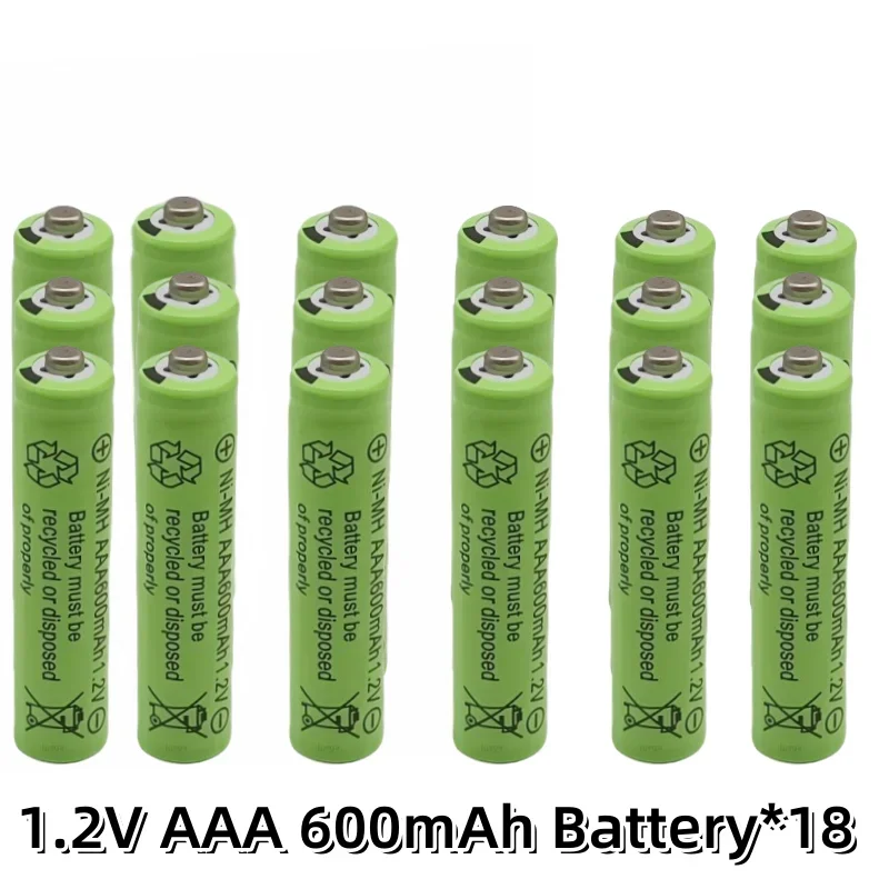 Nowy akumulator AAA 1,2 V 600 mAh Ni-MH akumulator lpega do pilota zabawkowego akumulatory AAA akumulator 1,2 V: Burgundowy