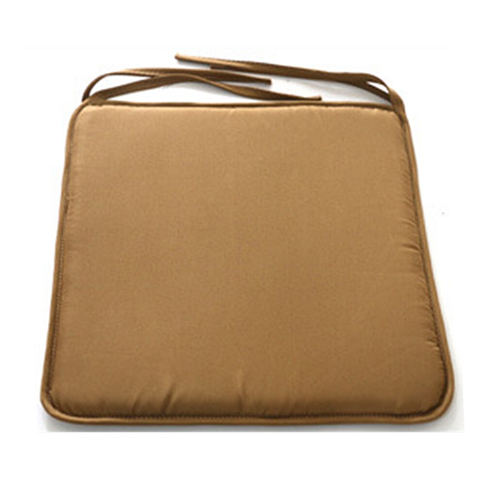 40x40cm Feste Terrasse Stuhl Kissen Tatami Schutz Hause Büro Esszimmer Platz Mit Kabel Dekoration Nicht Unterhose Sitz Pad Weichen: Braun