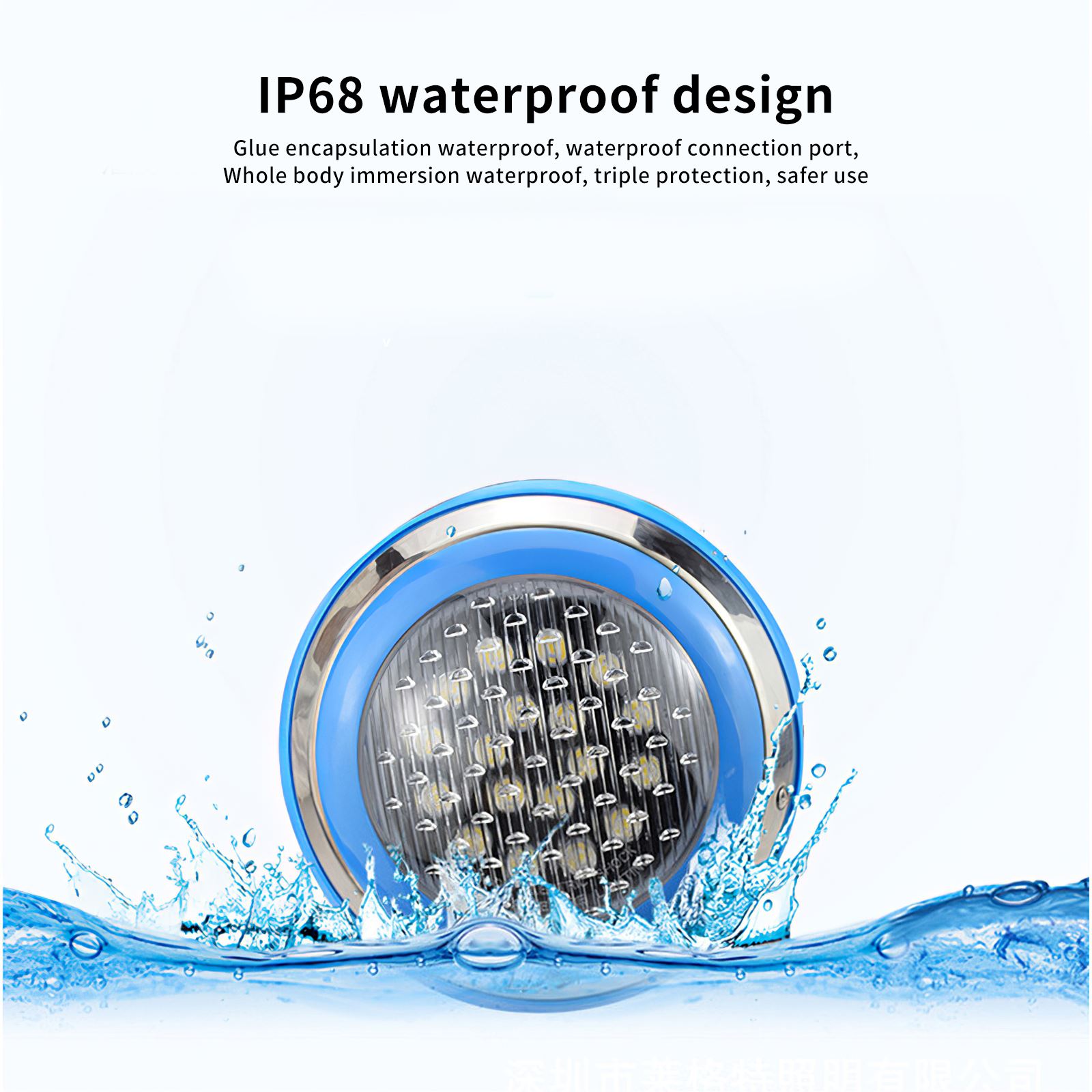 IP68 Waterproof LED Swimming Pool Lights Wall-Mounted Underwater Lights Color Changing RGB Lamp Lampe AC12/24 V