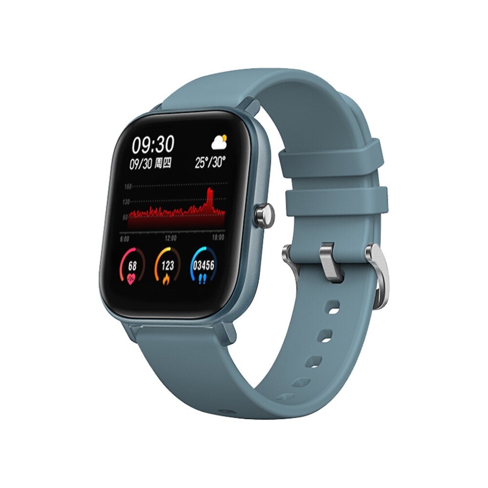 P8 Clever Uhr Männer Bluetoothmen Blutdruck Runde Smartwatch Frauen Uhr Wasserdicht Sport Tracker Whatsapp #3: Blau