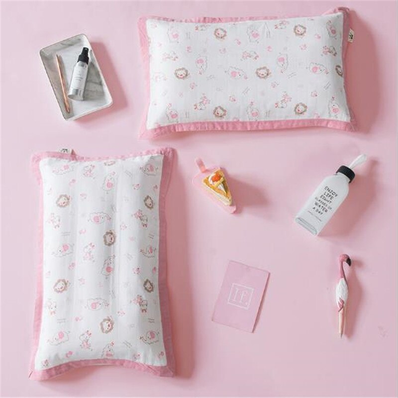 47*67Cm 100% Katoenen Baby Kussensloop Zuigeling Kussensloop Dier Pasgeborenen Kussensloop Cartoon Envelop Kind Kussensloop Jongens meisjes