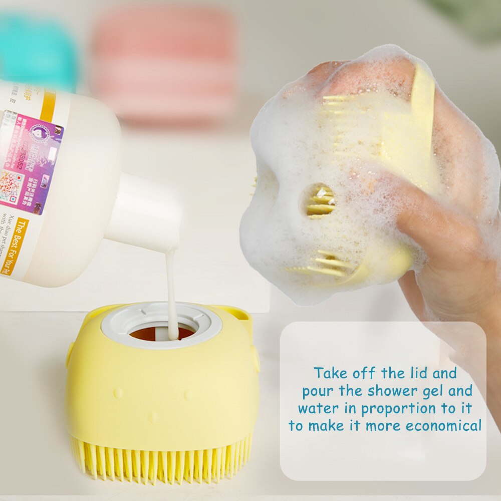 Pet Grooming Bad Borstel Kam Voor Katten Honden Zachte Siliconen Huisdier Spa Shampoo Massage Borstel Douche Ontharing Kam Huisdier producten