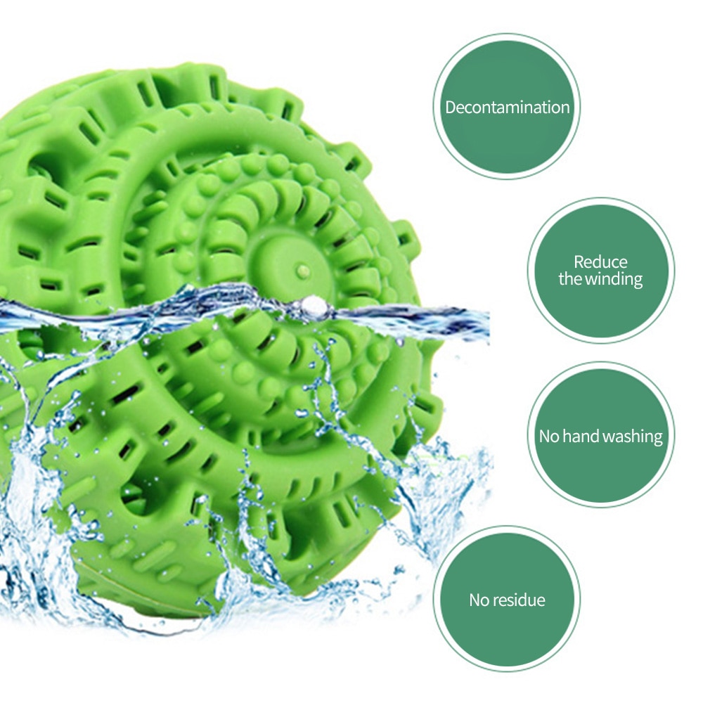 Eco-friendly Laundry Ball Anti-winding Reusable Anion Molecules Cleaning Magic Washing Personal Care Bathroom Cleaning Tools