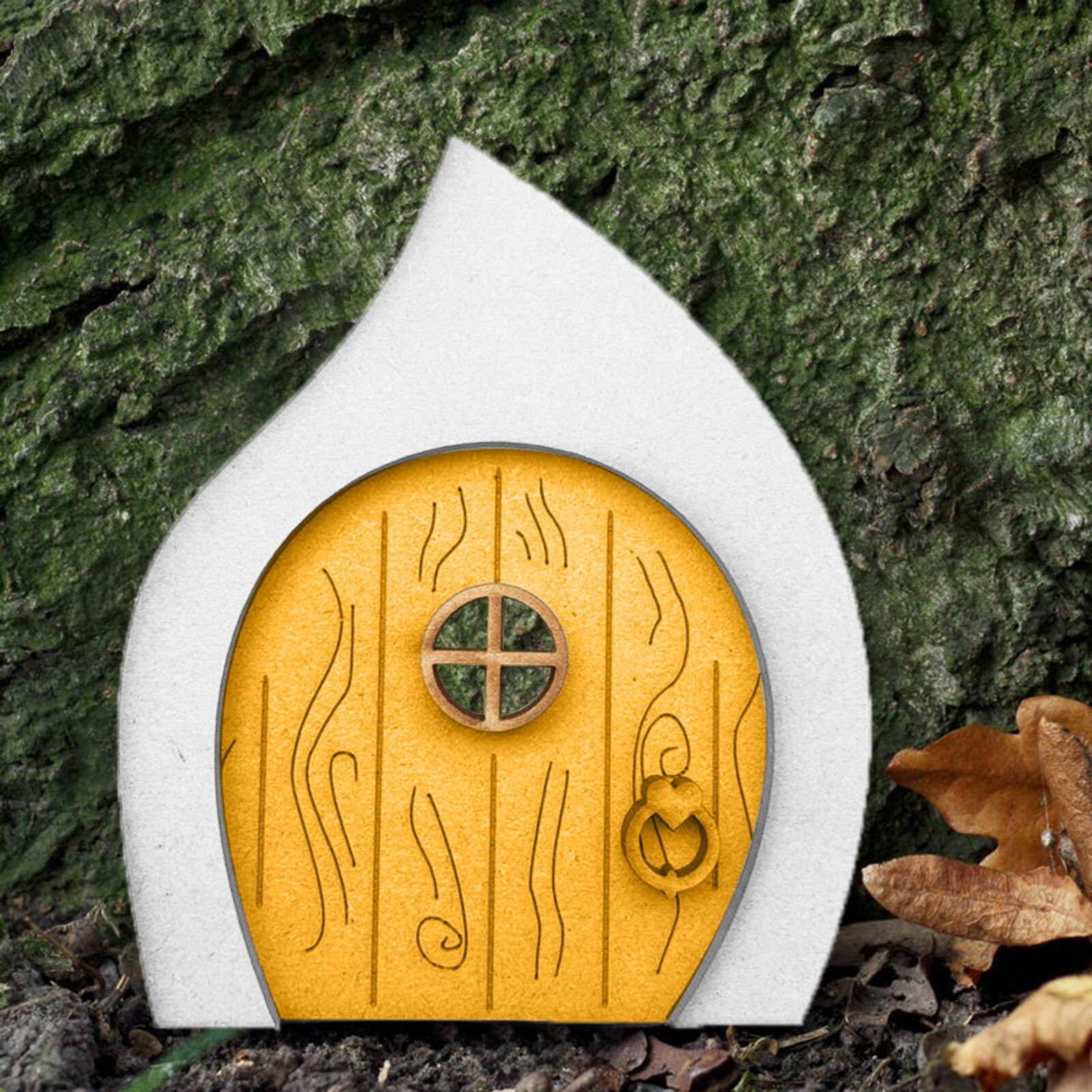25 # Miniatuur Fairy Gnome Thuis Venster Deur Hars Sculptuur Beeldjes Fairy Garden Grillige Boom Sculptuur Diy Decor Voor Yard
